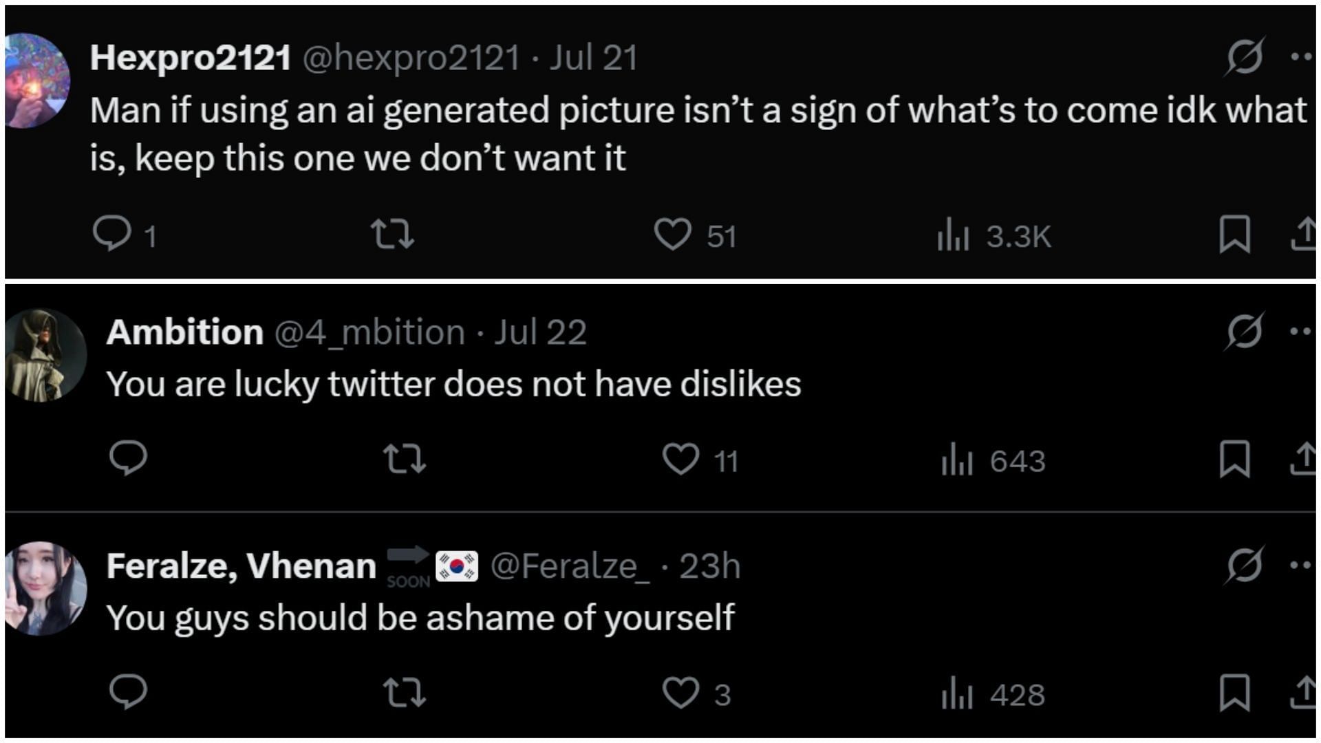 One thing&#039;s for sure, it&#039;s a good thing Twitter doesn&#039;t have a Dislike button (Image via X.com)