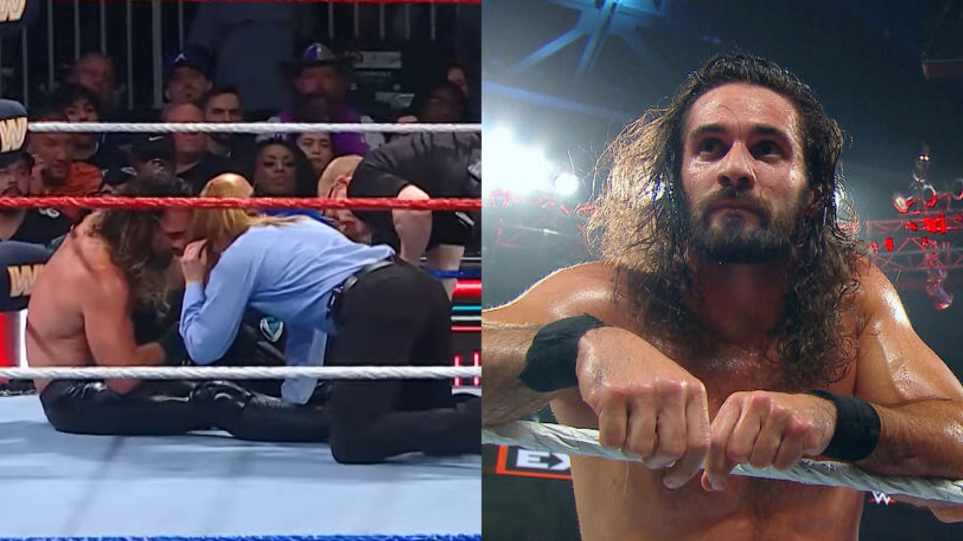 Seth Rollins during Saturday Night