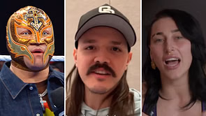 Rey Mysterio, Rhea Ripley, Zilla Fatu, and others react after Dominik Mysterio drops massive tease outside WWE