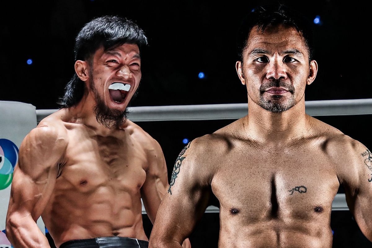 Lito Adiwang (L) and Manny Pacquiao (R) (Image by ONE Championship / Manny Pacquiao IG)