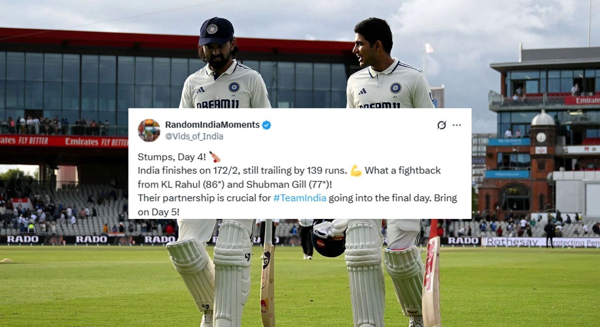 Shubman Gill and KL Rahul