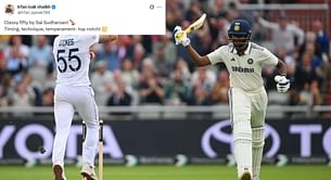 "Timing, technique, temperament" - Fans in awe as Sai Sudharsan smashes 61 in ENG vs IND 2025 4th Test