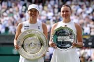 Iga Swiatek and Amanda Anisimova after the Wimbledon 2025 - Image Source: Getty