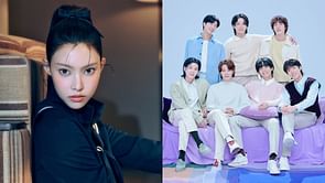 "Setting the bar high being the best senior"- Fans react as ILLIT's Yunah shares experience meeting BTS post military service
