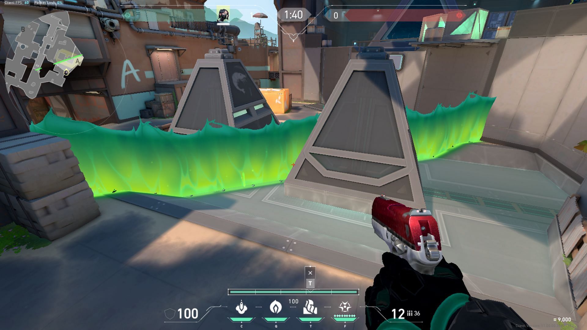 A Site attack wall in action (Image via Riot Games)