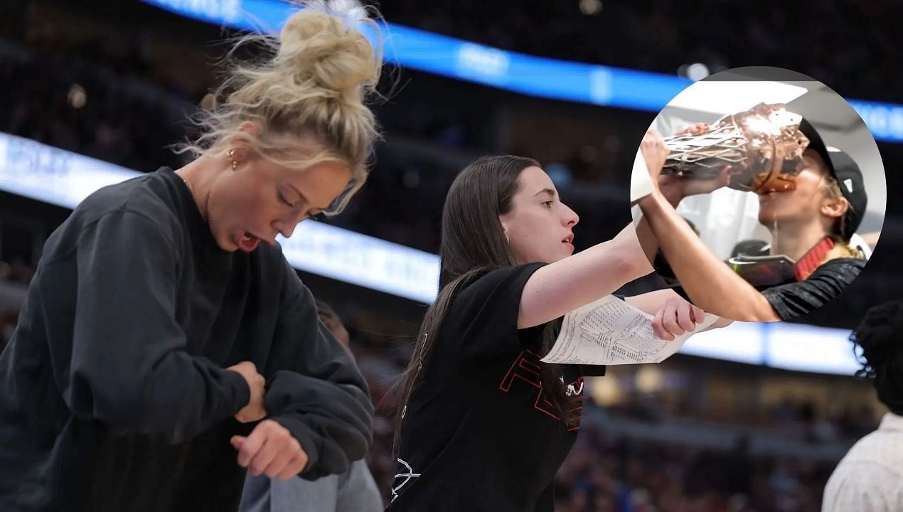 Caitlin Clark, Sophie Cunningham lose it after Lexie Hull shares must-see BTS moments from Fevers wild celebration: Go bestie go