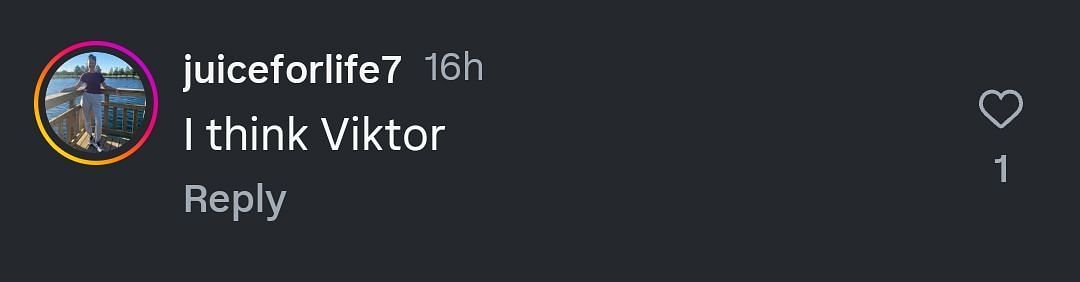 Another comment about Hovland's win