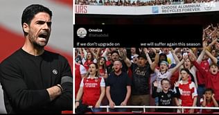 "He is useless", "So weak and slow" - Fans slam Arsenal star for his performance in 1-0 loss to Tottenham in pre-season clash