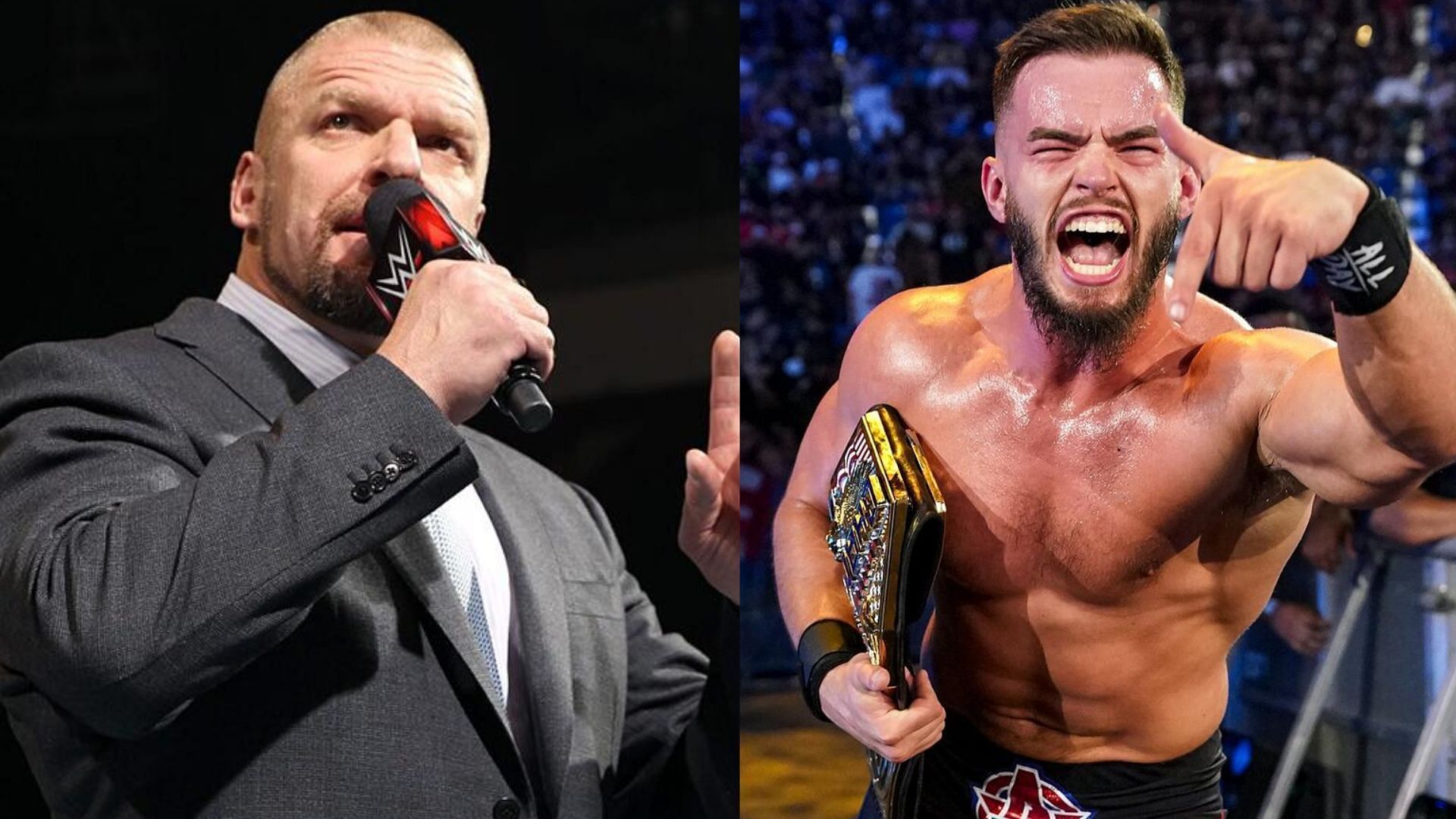 Austin Theory has struggled to get momentum under the Triple H-led regime. [Image credits: WWE.Com]
