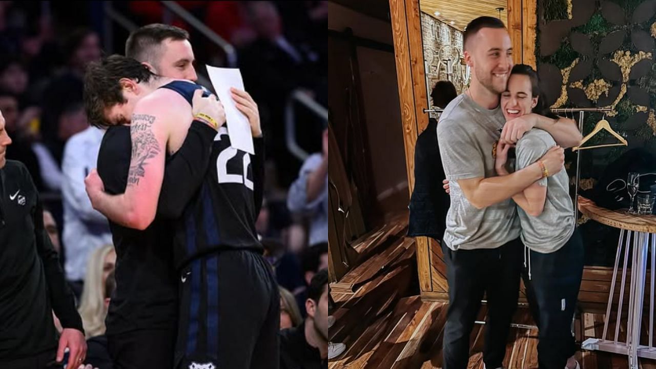 &quot;Your editing &amp; cropping skills are really good&quot; - Caitlin Clark adorably teases boyfriend Connor McCaffery as he highlights Butler coaching milestone. [photo: @connor_m30/IG, @patrickmccaffery22/IG]