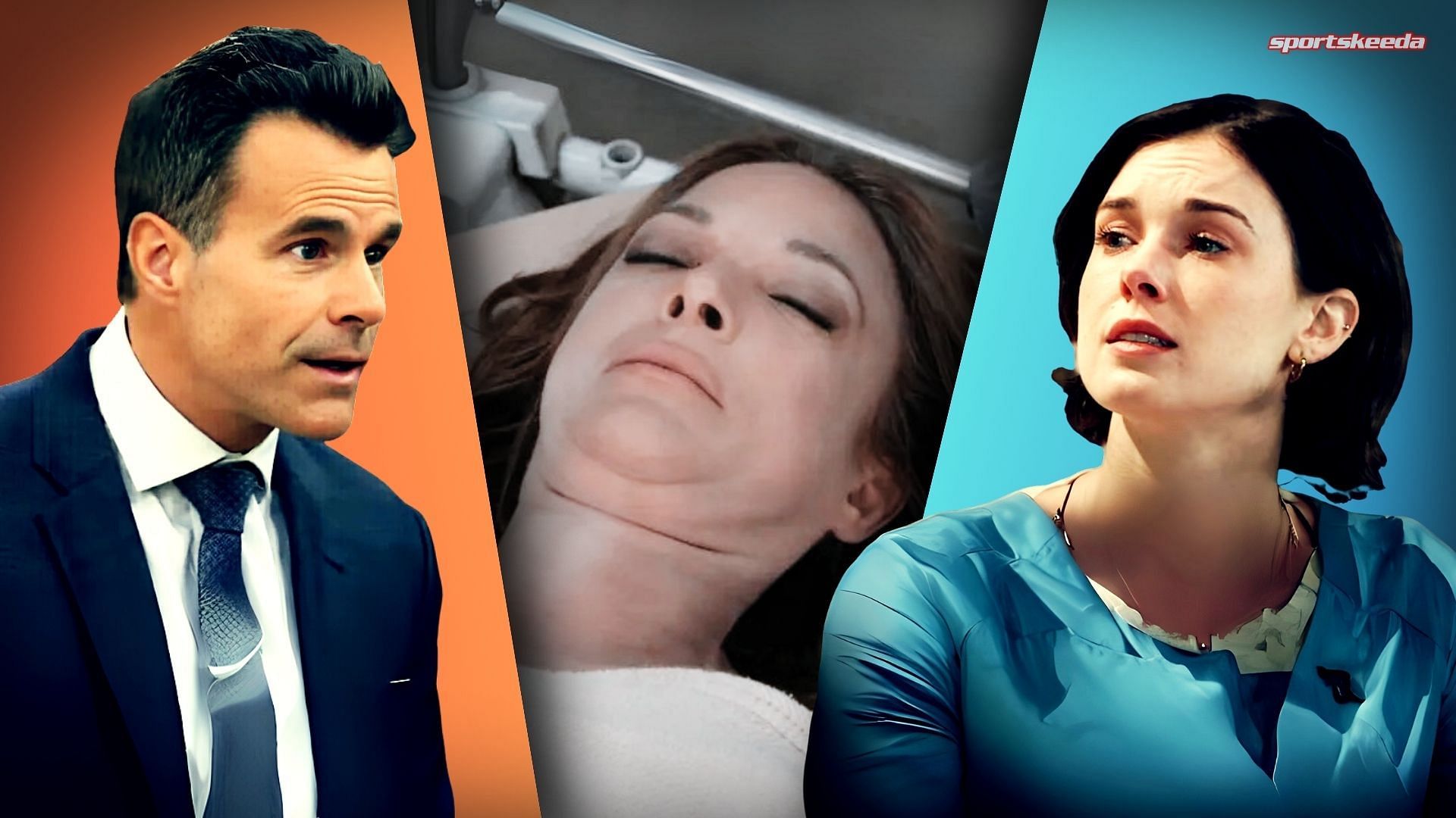 Natalia, Willow and Drew on General Hospital (Custom edit by Sportskeeda, Original Image [ABC])