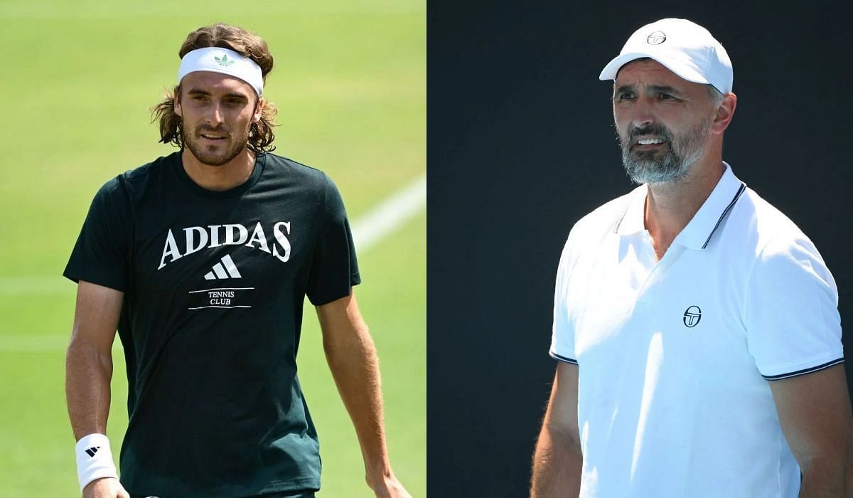 Stefanos Tsitsipas and his coach Goran Ivanisevic&rsquo;s - Source: getty