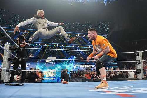 Cody Rhodes and John Cena on SmackDown [Image source: Getty]