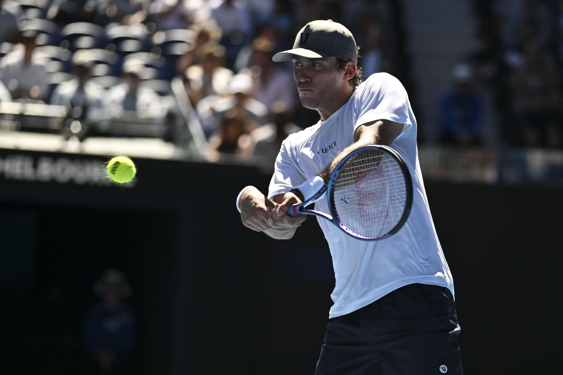 Boyer in action at the 2025 Australian Open (Image Source: Getty)