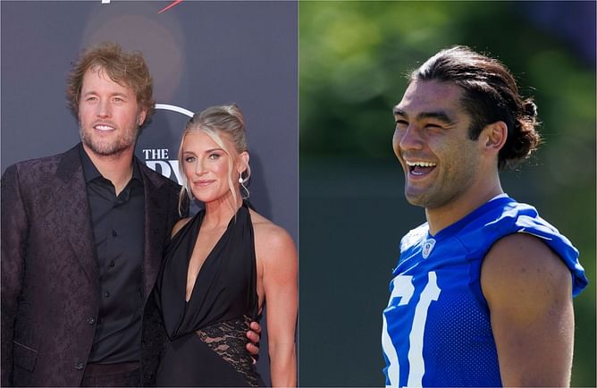 Matthew Stafford's wife Kelly receives 2-word message from Puka Nacua on unseen ESPYs memory dump