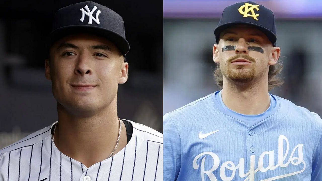 Anthony Volpe (L), Bobby Witt Jr. (R) (Images from - Getty)