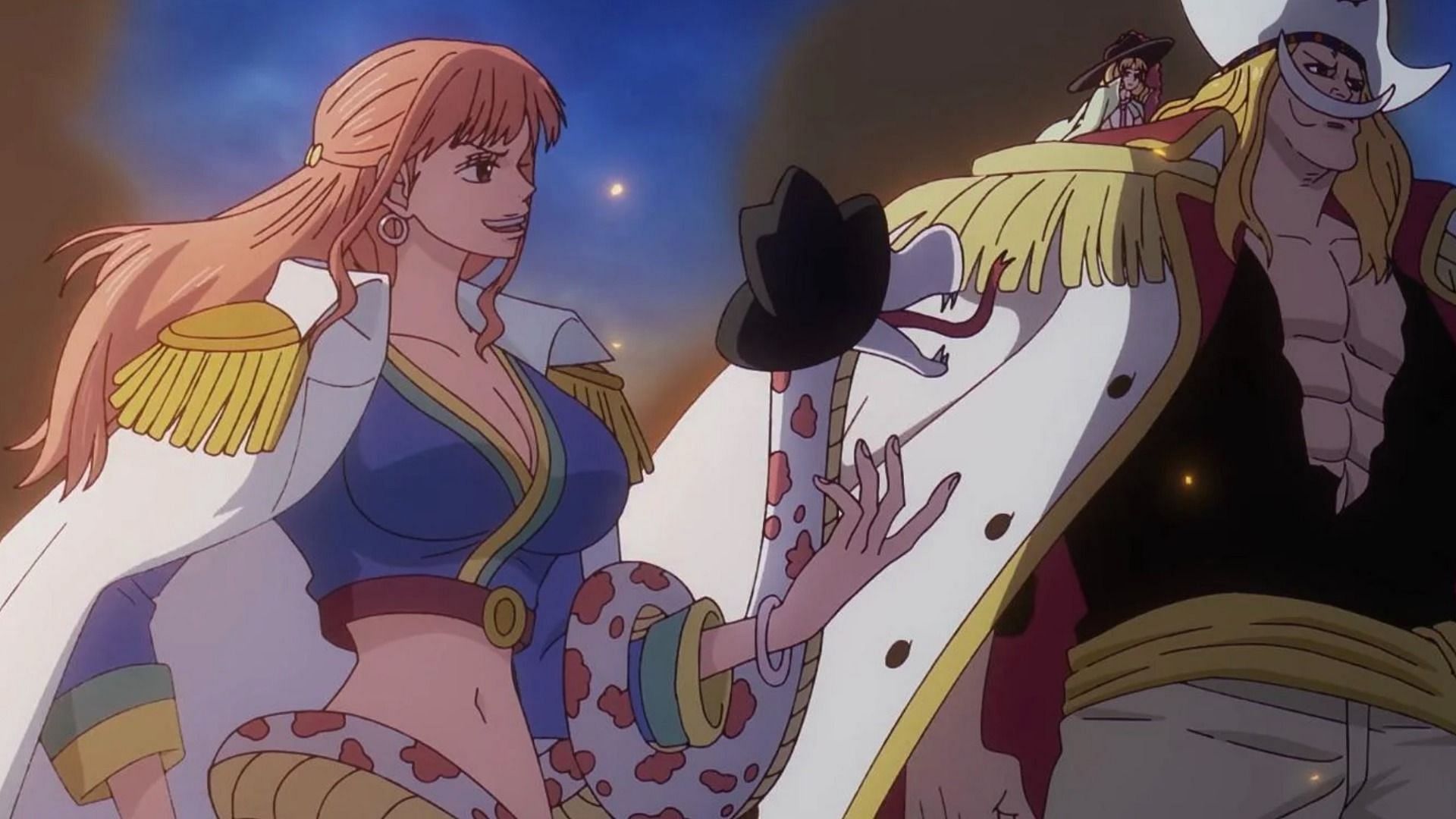 Blackbeard defeated Gloriosa in One Piece (Image via Toei Animation)