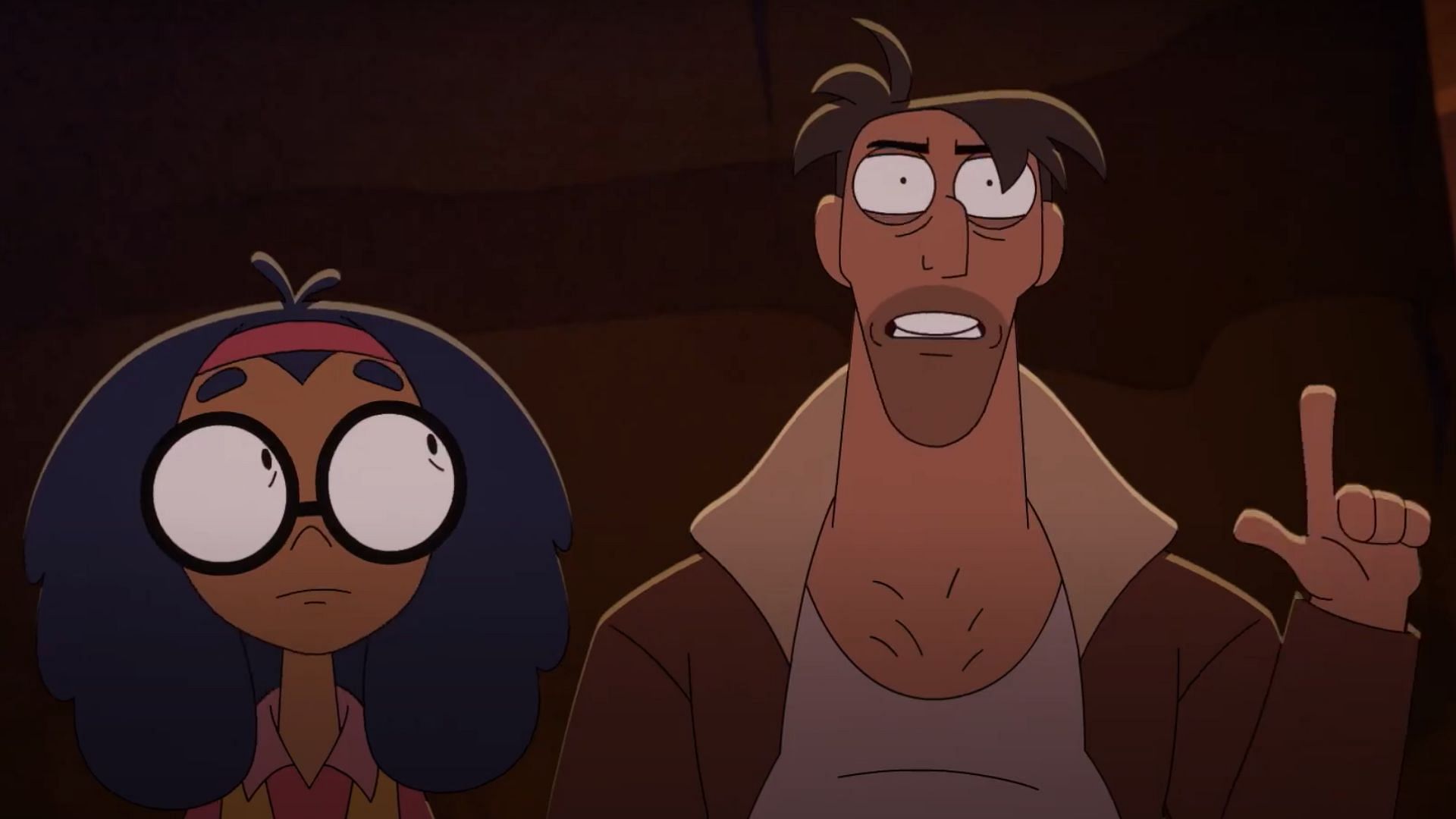 Rip Digman and Saltine in Digman! season 1 (Image via YouTube/Comedy Central)