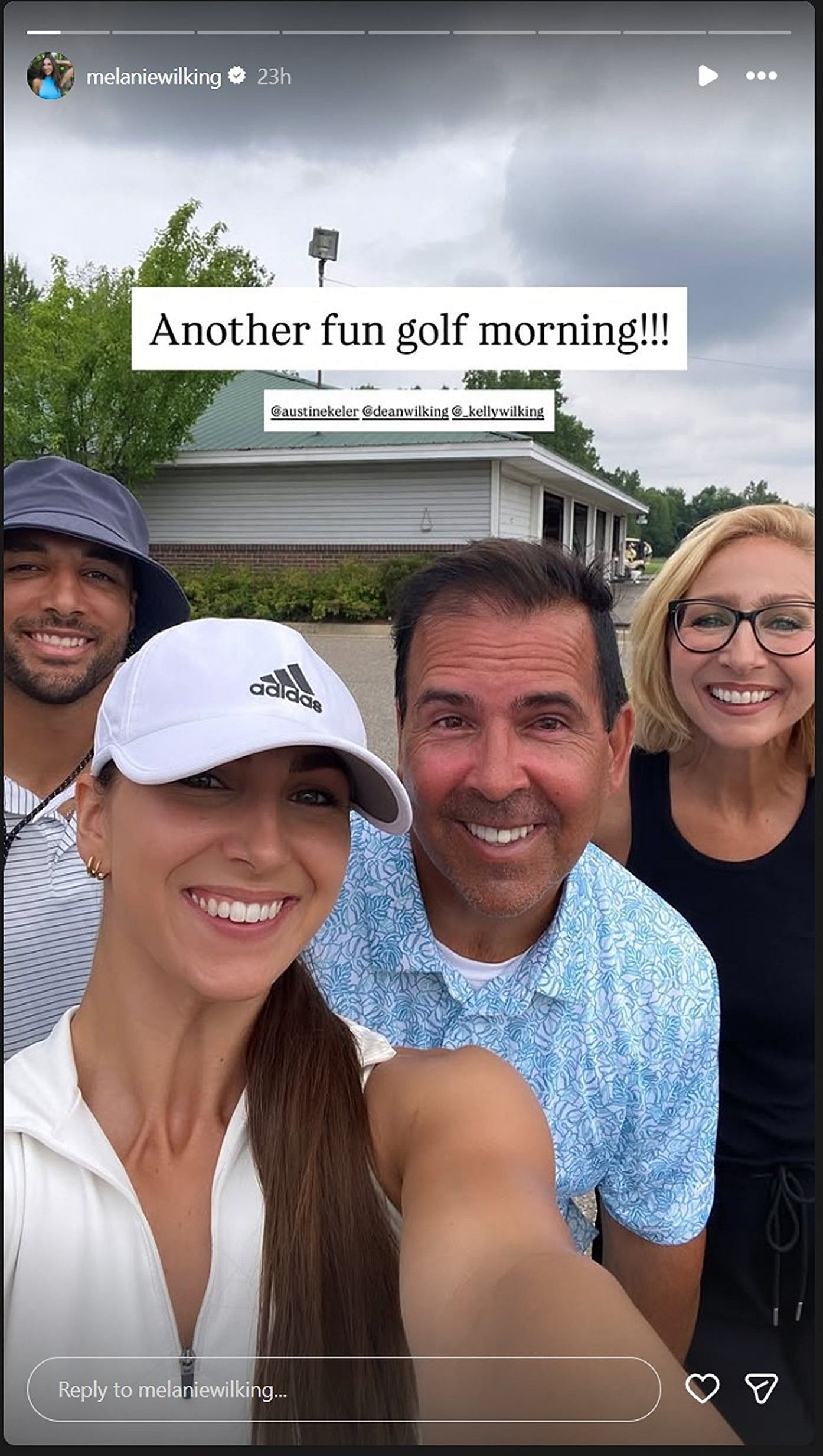 Austin Ekeler&#039;s wife Melanie shares a message during Commanders RB&rsquo;s offseason golf outing/@melaniewilking