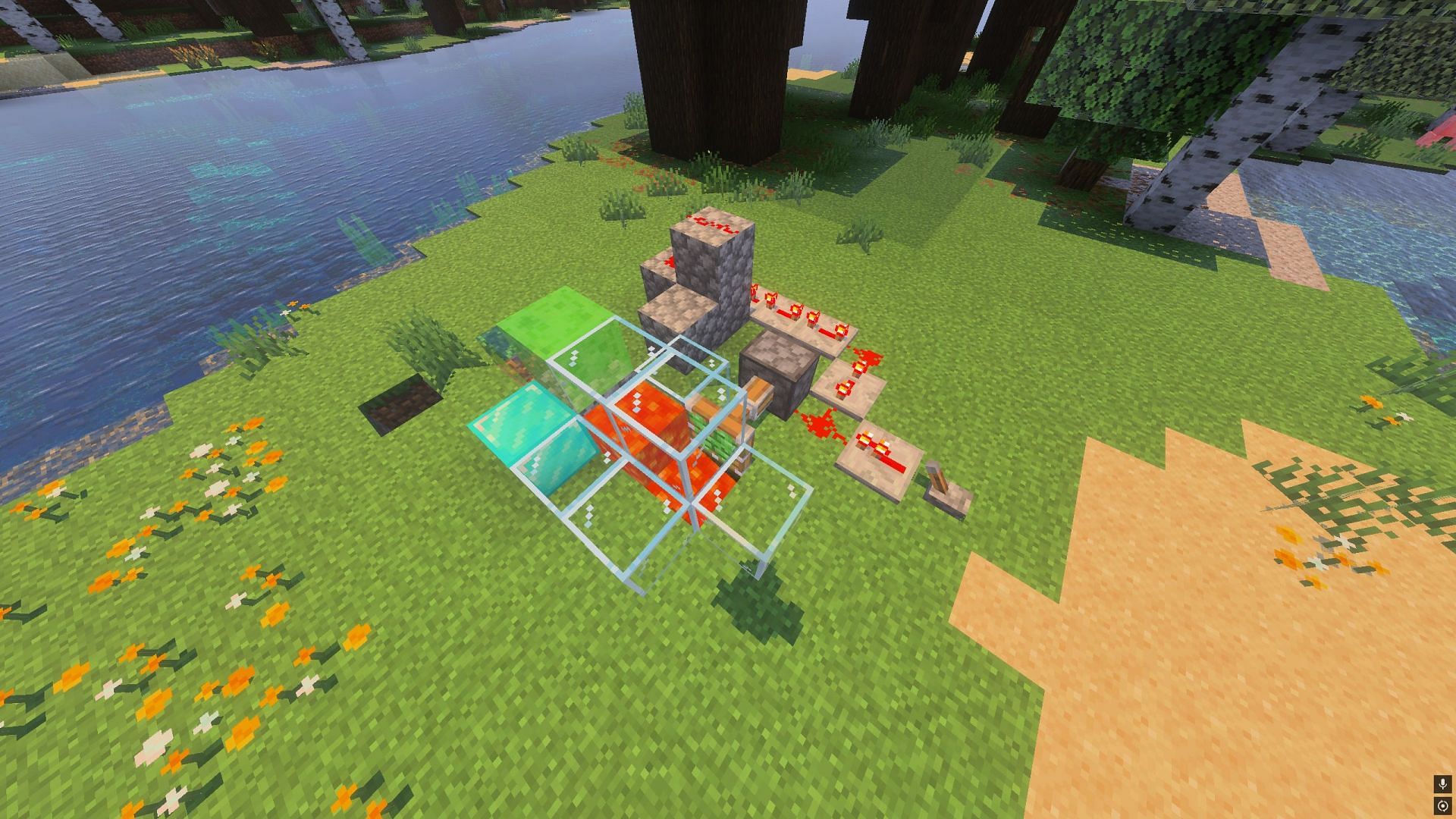 There is a new block duplication glitch that can be exploited in Minecraft (Image via Sportskeeda Gaming || Mojang Studios)