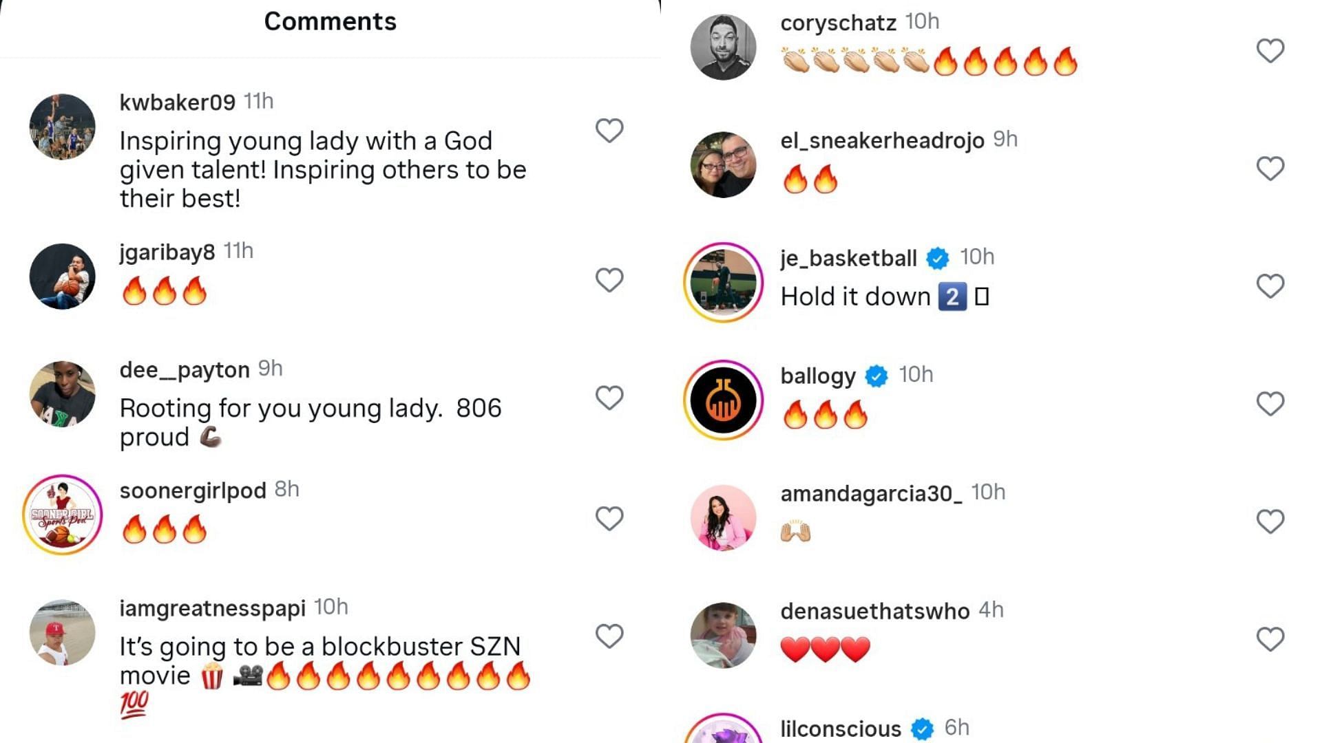 College hoops fans reacted to Aaliyah Chavez&#039;s Instagram post showing a video of her practice session with the Oklahoma Sooners. Source: Instagram/@the_aaliyah_chavez