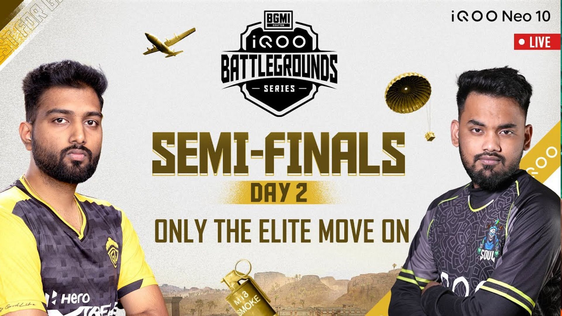 Revenant XSpark ranks first after Day 2 of Battlegrounds Series Semifinals (Image via YouTube/iQOO Esports)