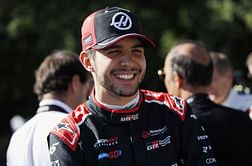 Pictures: Esteban Ocon, girlfriend Flavy Barla and his father spotted at the Goodwood Festival of Speed