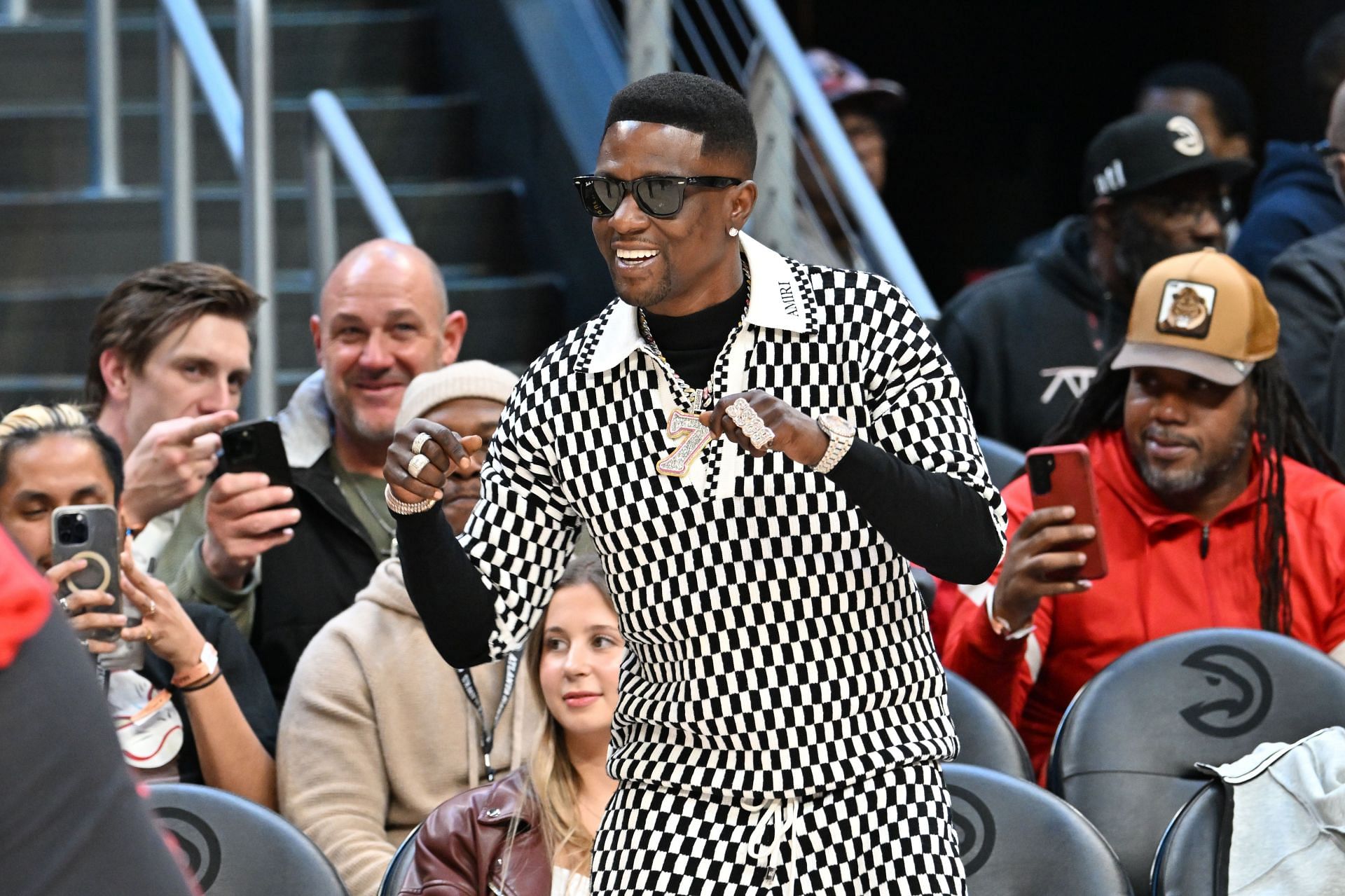 Celebrities Attend Indiana Pacers v Atlanta Hawks - Source: Getty