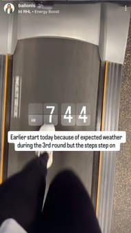 Screenshot of Amanda Balionis' Instagram story - Source- @balionis on Instagram