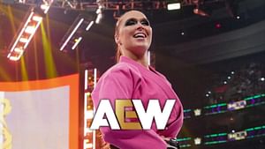 Top AEW star caught breaking character after reunion with Ronda Rousey
