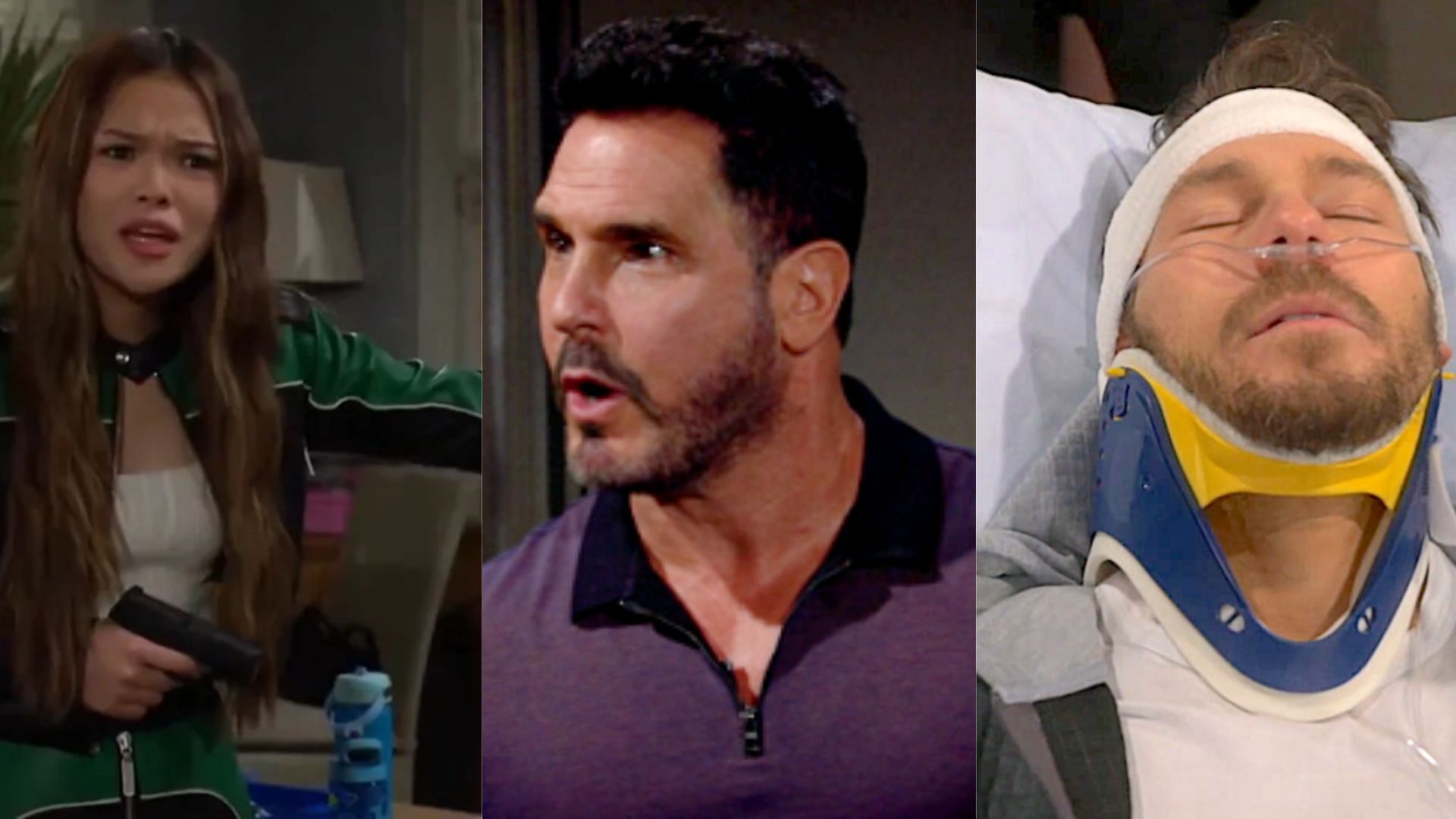 Luna, Bill, &amp; Liam from The Bold and the Beautiful (Image via CBS Network)
