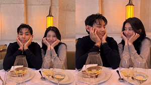 “THIS IS SO BESTIE CODED” – Fans swoon over BTS’ Taehyung & Bae Suzy as their candid snaps from CELINE show pre-dinner goes viral