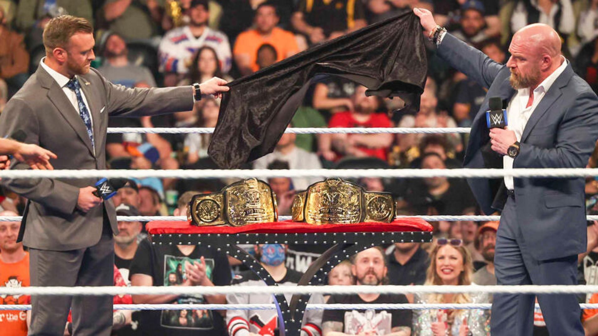 The stars lost the title match (Credit: WWE.com)