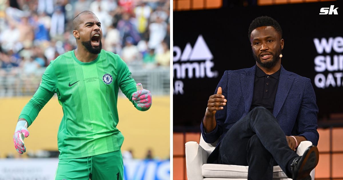 Robert Sanchez (left) and John Obi Mikel