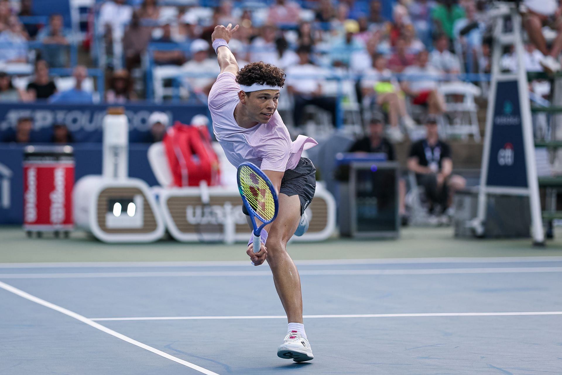 Ben Shelton at the 2025 Mubadala Citi DC Open (Source: Getty)