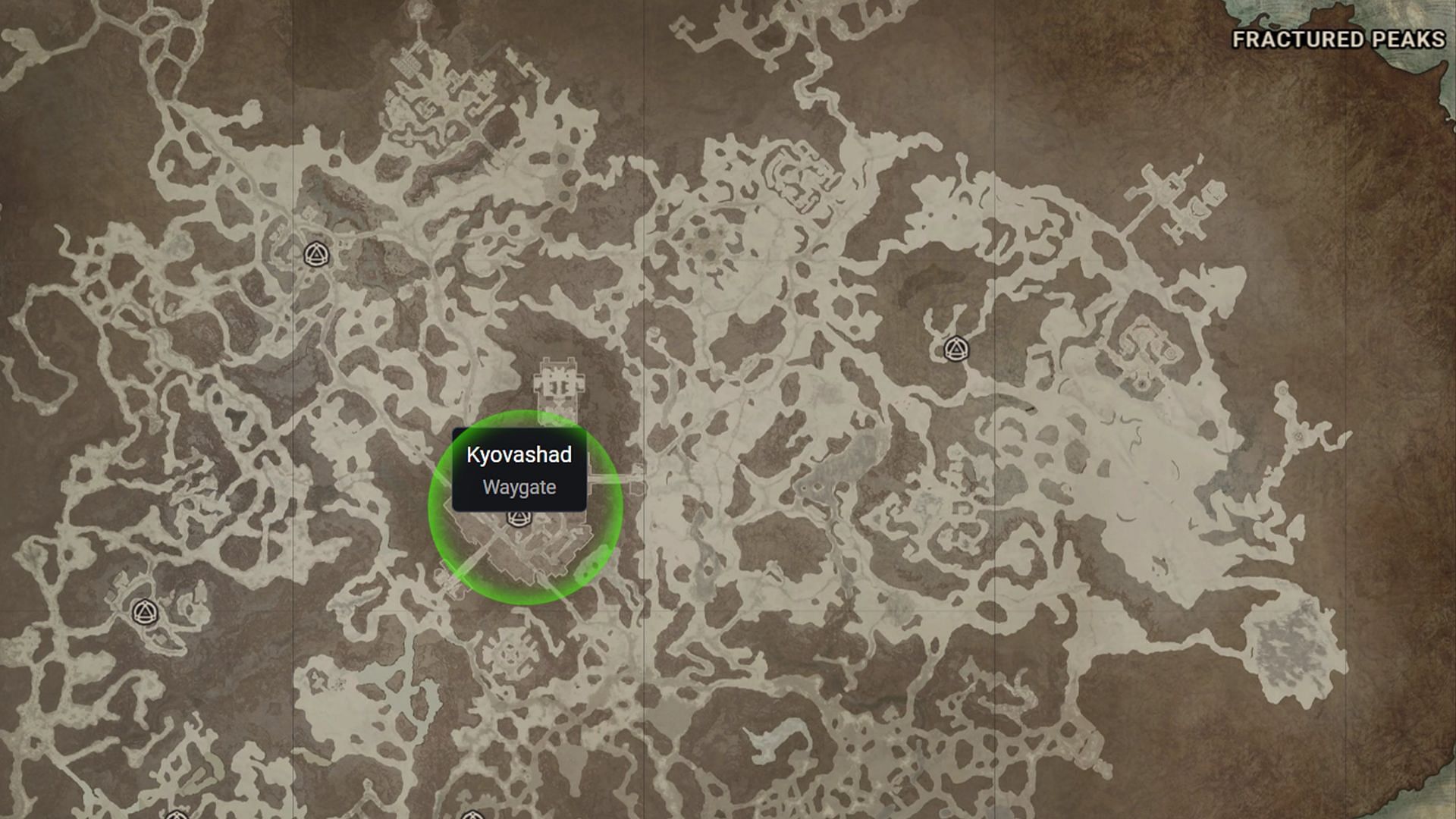 Kyovashad is one of the primary city in the Fractured Peaks region in Diablo 4 (Image via Blizzard Entertainment)