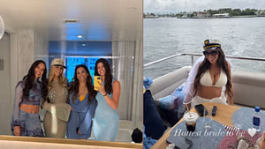 Johnny Gaudreau's wife Meredith hosts bachelorette bash on river cruiser for Zach Werenski's fiancee Odette