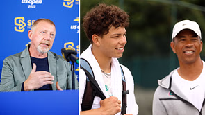 Boris Becker advises Ben Shelton to heed his coach and father Bryan's words despite their difference of opinion at Wimbledon