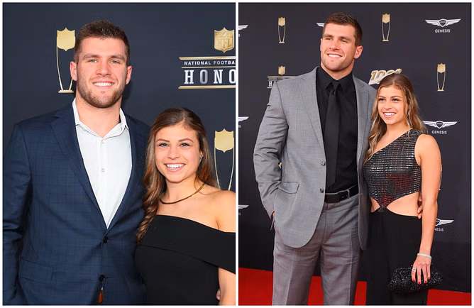T.J. Watt sends 3-word message to wife Dani Rhodes as Steelers LB marks major relationship milestone