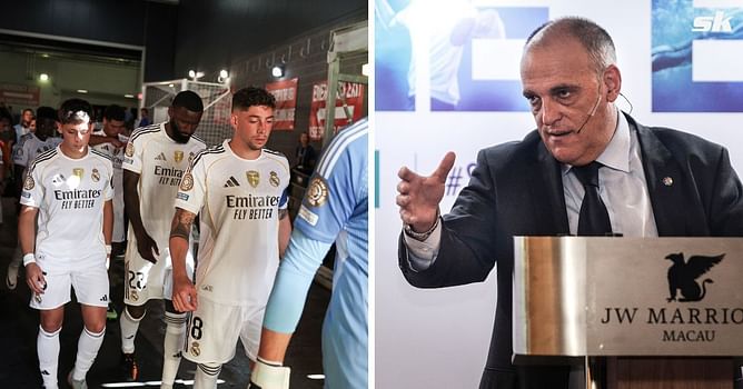“I don’t think they’ll lose the match against Osasuna because of one day” - LaLiga chief Javier Tebas dismisses Real Madrid request to postpone match