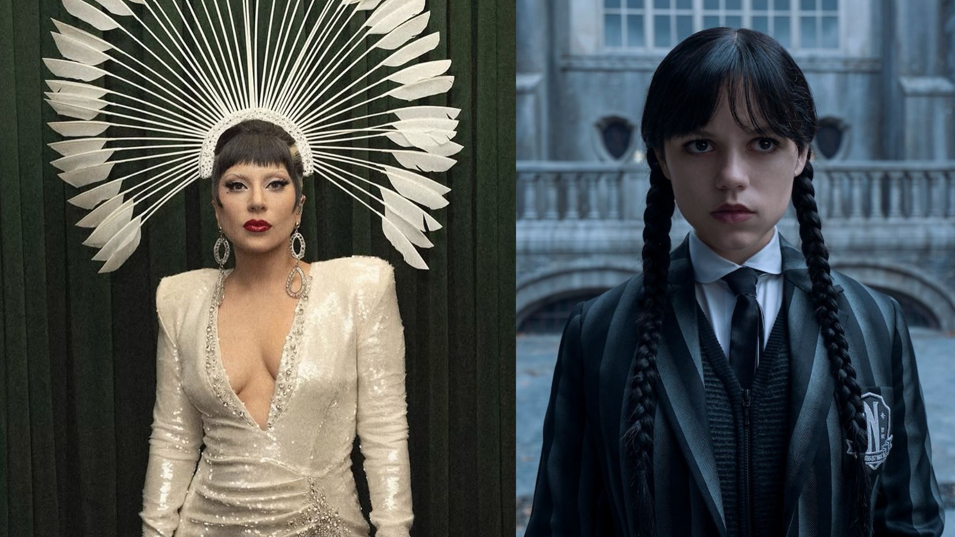 Will Lady Gaga make an appearance in Wednesday season 2? (Image on the left via Instagram/@ladygaga; Image on the right via Netflix)
