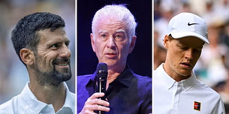 John McEnroe explains why Novak Djokovic will have a 'slight edge' over Jannik Sinner in blockbuster Wimbledon SF