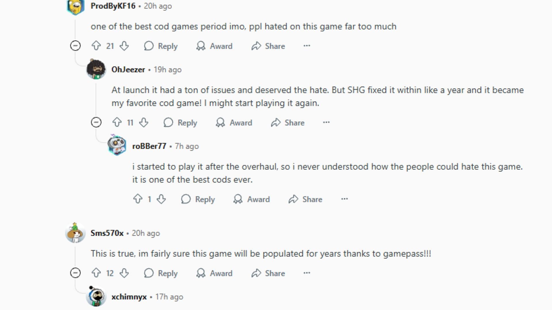COD: World War 2 is on Xbox Game Pass right now, and fans are happy (Image via Reddit)