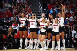 Nebraska volleyball’s Andi Jackson and Rebekah Allick send warm birthday wishes to freshman Kenna Cogill