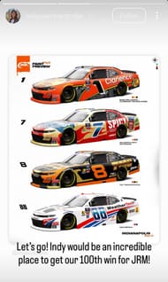 Dale Earnhardt Jr.'s sister, Kelley Earnhardt Miller, on Instagram.