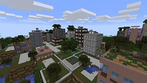 This Minecraft mod adds large abandoned cities to the game
