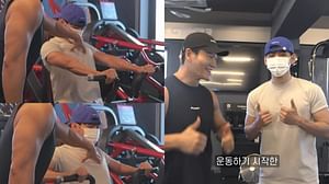 "We really won"- Fans thrilled as BTS' Taehyung appears in Gym Jong Kook video in post-discharge appearance