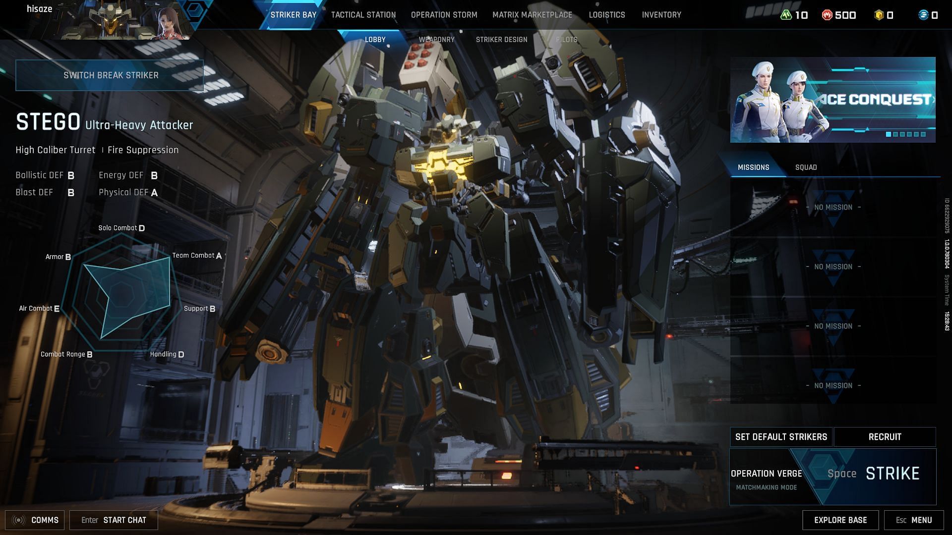 Stego in Mecha BREAK (Image via Amazing Seasun Games)