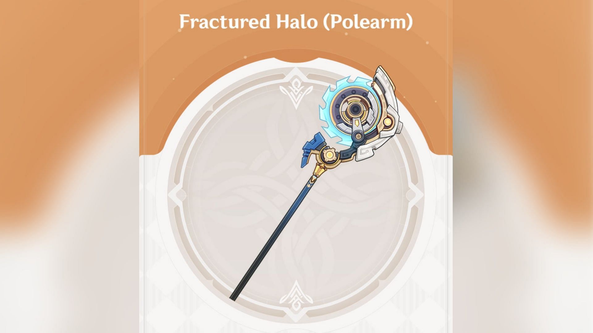 Fractured Halo stats and materials (Image via HoYoverse)