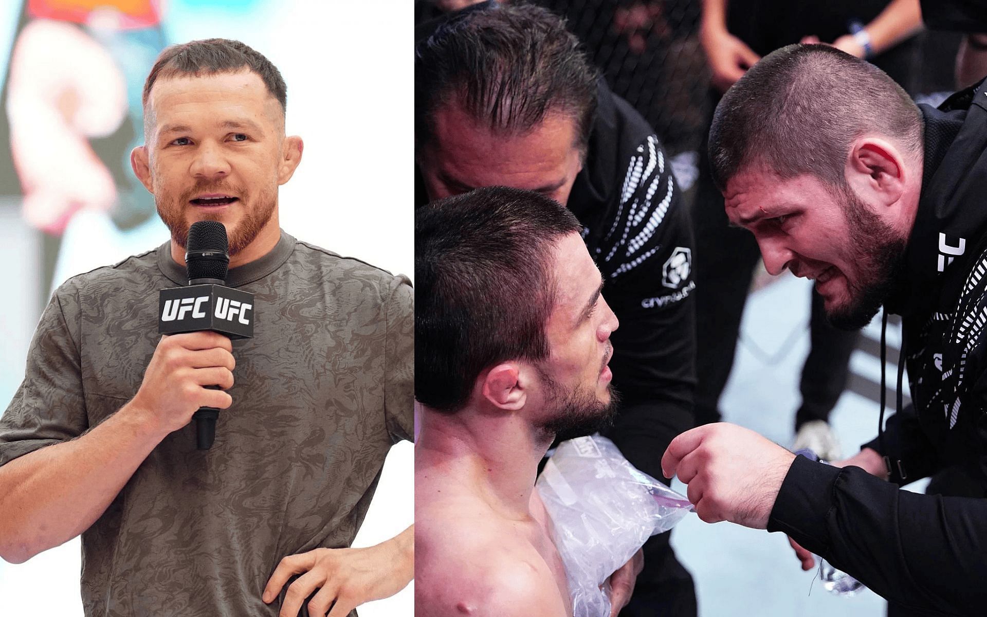 Petr Yan (left) takes indirect dig at Umar Nurmagomedov and Khabib Nurmagomedov. [Images courtesy: Getty]